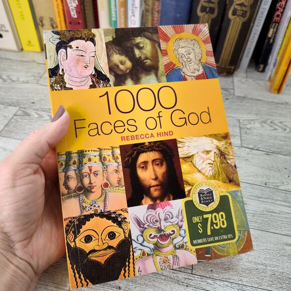 1000 FACES OF GOD Rebecca Hind Trade Paperback Book 2004 1st edition printing - Picture 1 of 13